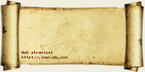 Jana Vukojević vizit kartica